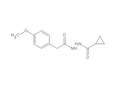 N'-[2-(4-methoxyphenyl)acetyl]cyclopropanecarbohydrazide