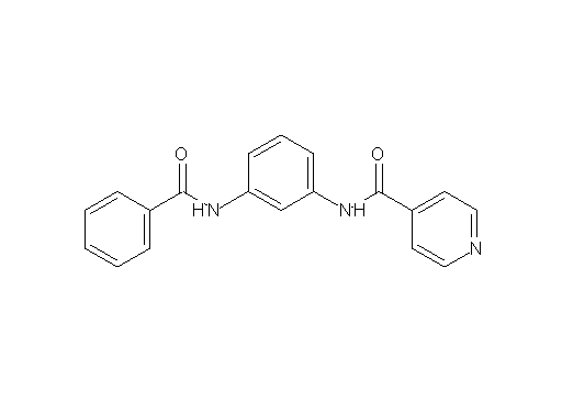 N-[3-(benzoylamino)phenyl]isonicotinamide