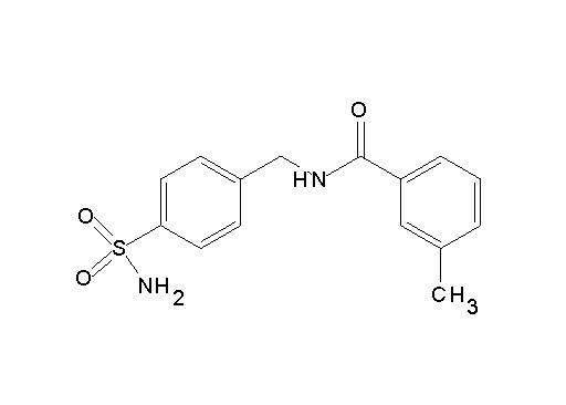 N-[4-(aminosulfonyl)benzyl]-3-methylbenzamide - Click Image to Close