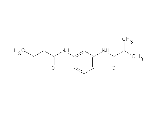 N-[3-(isobutyrylamino)phenyl]butanamide