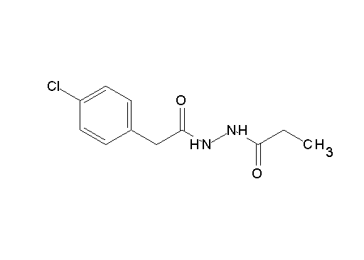 N'-[2-(4-chlorophenyl)acetyl]propanohydrazide