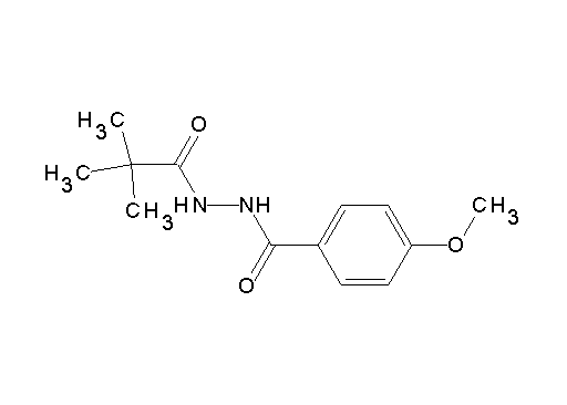 N'-(2,2-dimethylpropanoyl)-4-methoxybenzohydrazide