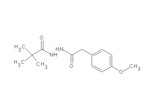 N'-[(4-methoxyphenyl)acetyl]-2,2-dimethylpropanohydrazide - Click Image to Close