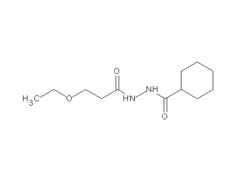 N'-(3-ethoxypropanoyl)cyclohexanecarbohydrazide