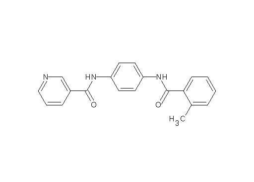 N-{4-[(2-methylbenzoyl)amino]phenyl}nicotinamide
