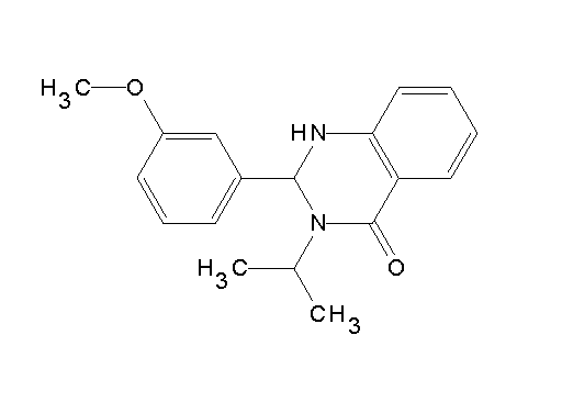 3-isopropyl-2-(3-methoxyphenyl)-2,3-dihydro-4(1H)-quinazolinone