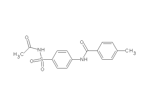 N-{4-[(acetylamino)sulfonyl]phenyl}-4-methylbenzamide