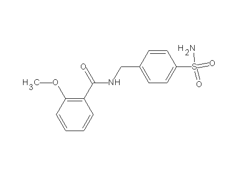 N-[4-(aminosulfonyl)benzyl]-2-methoxybenzamide