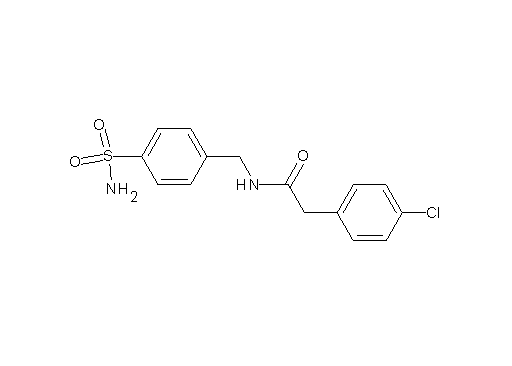 N-[4-(aminosulfonyl)benzyl]-2-(4-chlorophenyl)acetamide