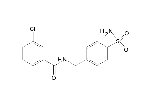 N-[4-(aminosulfonyl)benzyl]-3-chlorobenzamide