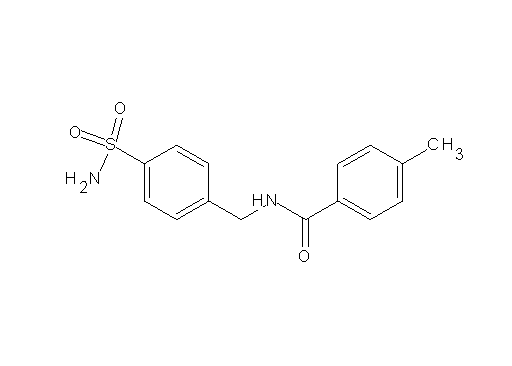 N-[4-(aminosulfonyl)benzyl]-4-methylbenzamide