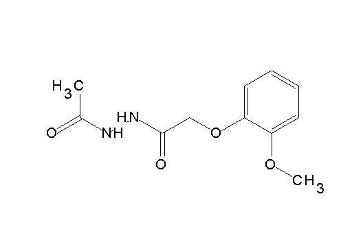 N'-acetyl-2-(2-methoxyphenoxy)acetohydrazide