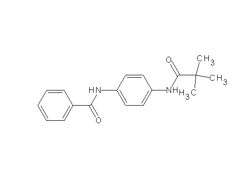 N-{4-[(2,2-dimethylpropanoyl)amino]phenyl}benzamide