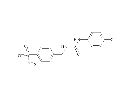 4-[({[(4-chlorophenyl)amino]carbonyl}amino)methyl]benzenesulfonamide