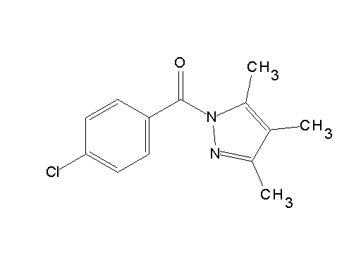 1-(4-chlorobenzoyl)-3,4,5-trimethyl-1H-pyrazole - Click Image to Close