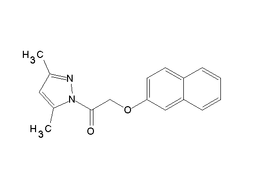 3,5-dimethyl-1-[(2-naphthyloxy)acetyl]-1H-pyrazole