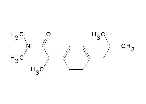 2-(4-isobutylphenyl)-N,N-dimethylpropanamide