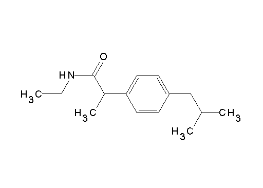 N-ethyl-2-(4-isobutylphenyl)propanamide