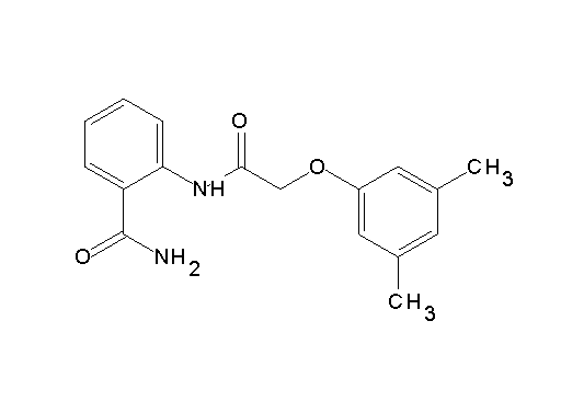 2-{[(3,5-dimethylphenoxy)acetyl]amino}benzamide