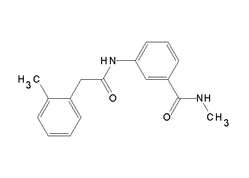 N-methyl-3-{[(2-methylphenyl)acetyl]amino}benzamide