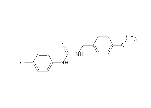 N-(4-chlorophenyl)-N'-(4-methoxybenzyl)urea