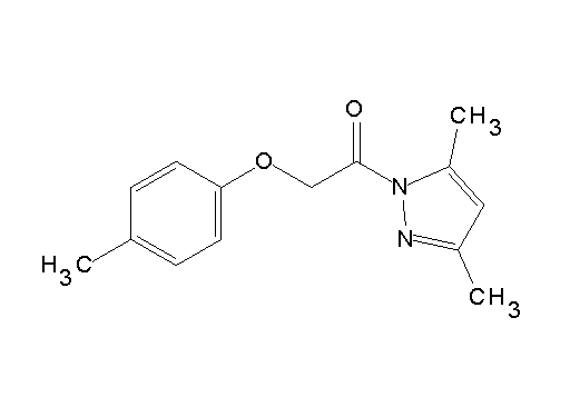 3,5-dimethyl-1-[(4-methylphenoxy)acetyl]-1H-pyrazole