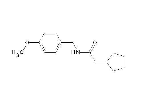 2-cyclopentyl-N-(4-methoxybenzyl)acetamide