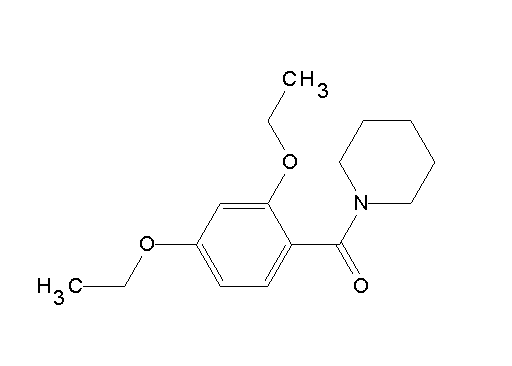 1-(2,4-diethoxybenzoyl)piperidine