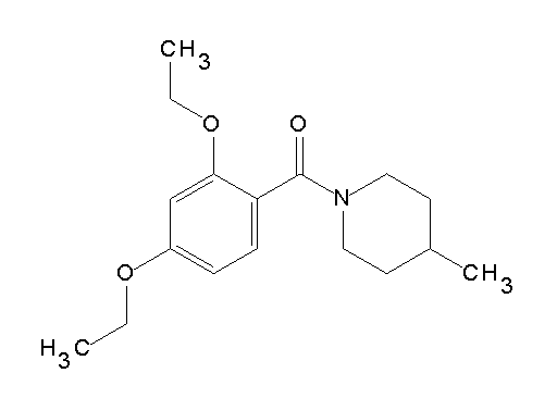 1-(2,4-diethoxybenzoyl)-4-methylpiperidine
