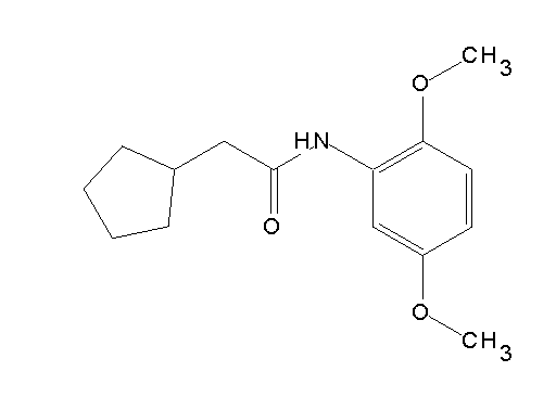 2-cyclopentyl-N-(2,5-dimethoxyphenyl)acetamide