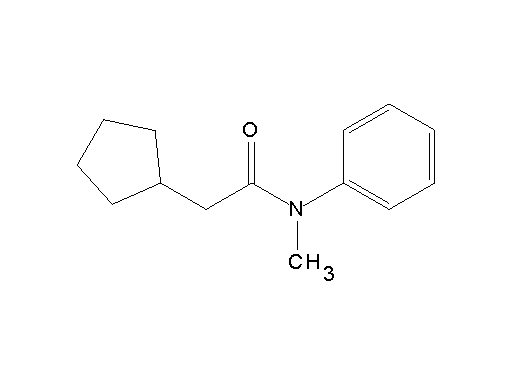 2-cyclopentyl-N-methyl-N-phenylacetamide