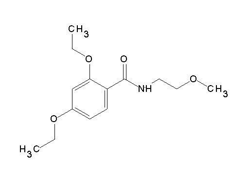 2,4-diethoxy-N-(2-methoxyethyl)benzamide
