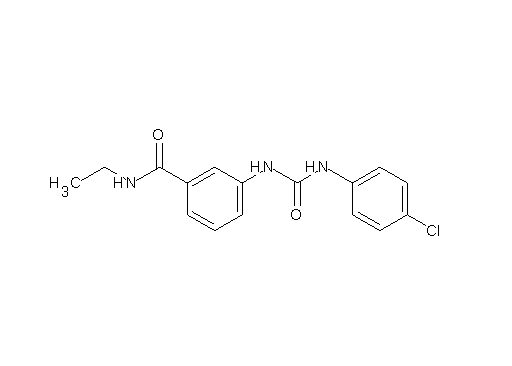 3-({[(4-chlorophenyl)amino]carbonyl}amino)-N-ethylbenzamide
