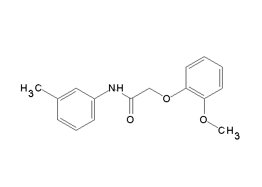 2-(2-methoxyphenoxy)-N-(3-methylphenyl)acetamide
