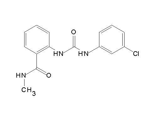 2-({[(3-chlorophenyl)amino]carbonyl}amino)-N-methylbenzamide - Click Image to Close