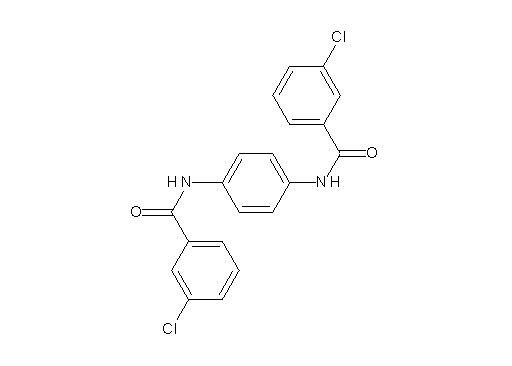 N,N'-1,4-phenylenebis(3-chlorobenzamide) - Click Image to Close
