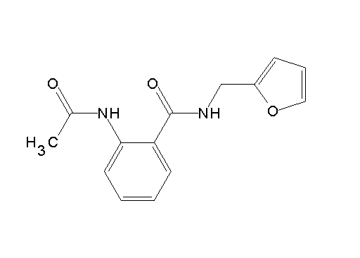 2-(acetylamino)-N-(2-furylmethyl)benzamide