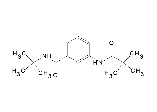 N-(tert-butyl)-3-[(2,2-dimethylpropanoyl)amino]benzamide