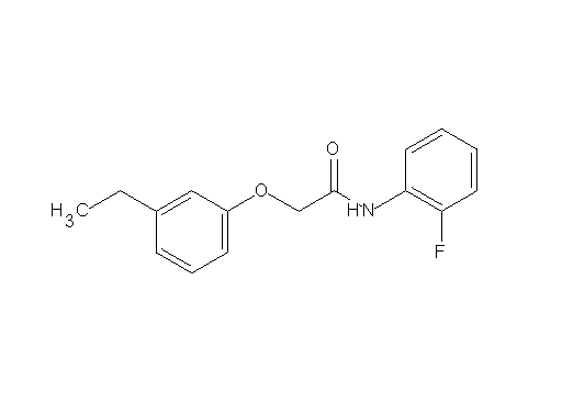 2-(3-ethylphenoxy)-N-(2-fluorophenyl)acetamide