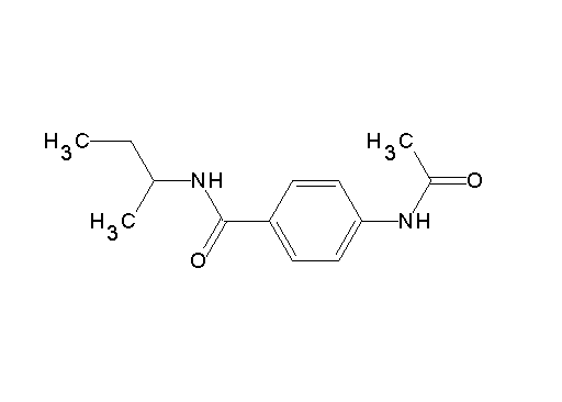 4-(acetylamino)-N-(sec-butyl)benzamide