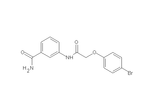 3-{[(4-bromophenoxy)acetyl]amino}benzamide
