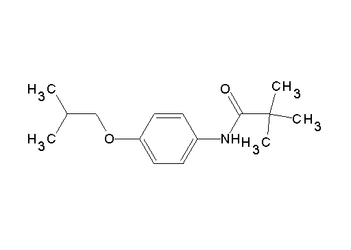 N-(4-isobutoxyphenyl)-2,2-dimethylpropanamide