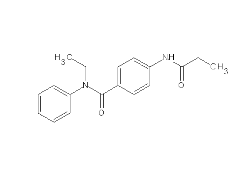 N-ethyl-N-phenyl-4-(propionylamino)benzamide - Click Image to Close