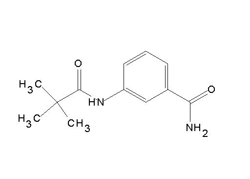 3-[(2,2-dimethylpropanoyl)amino]benzamide - Click Image to Close