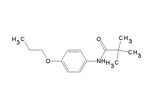 2,2-dimethyl-N-(4-propoxyphenyl)propanamide