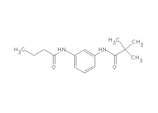 N-{3-[(2,2-dimethylpropanoyl)amino]phenyl}butanamide