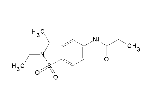 N-{4-[(diethylamino)sulfonyl]phenyl}propanamide