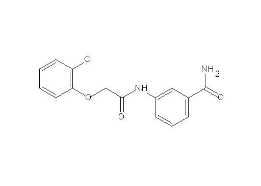 3-{[(2-chlorophenoxy)acetyl]amino}benzamide