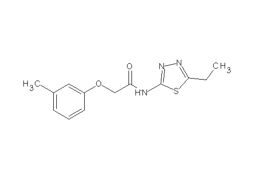 N-(5-ethyl-1,3,4-thiadiazol-2-yl)-2-(3-methylphenoxy)acetamide