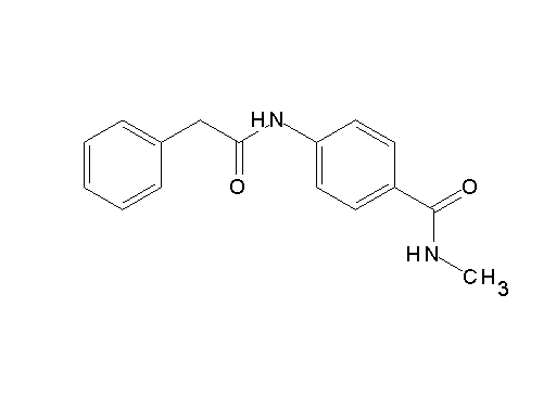 N-methyl-4-[(phenylacetyl)amino]benzamide